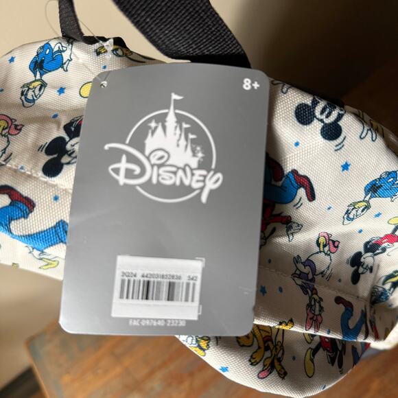 Disney Parks Mickey And Friends All Over Book Bag Back Pack NWT - Picture 3 of 8